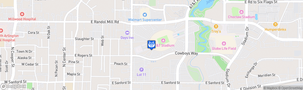 Carte AT&T Stadium