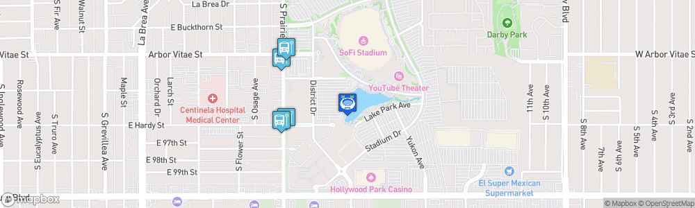 Carte SoFi Stadium